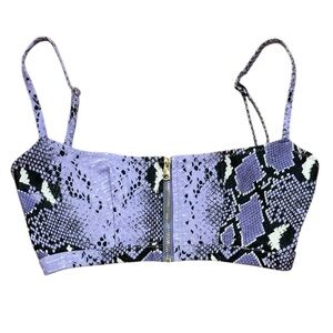 Oh Polly Snake Charmer Vegan Lavender Purple Top